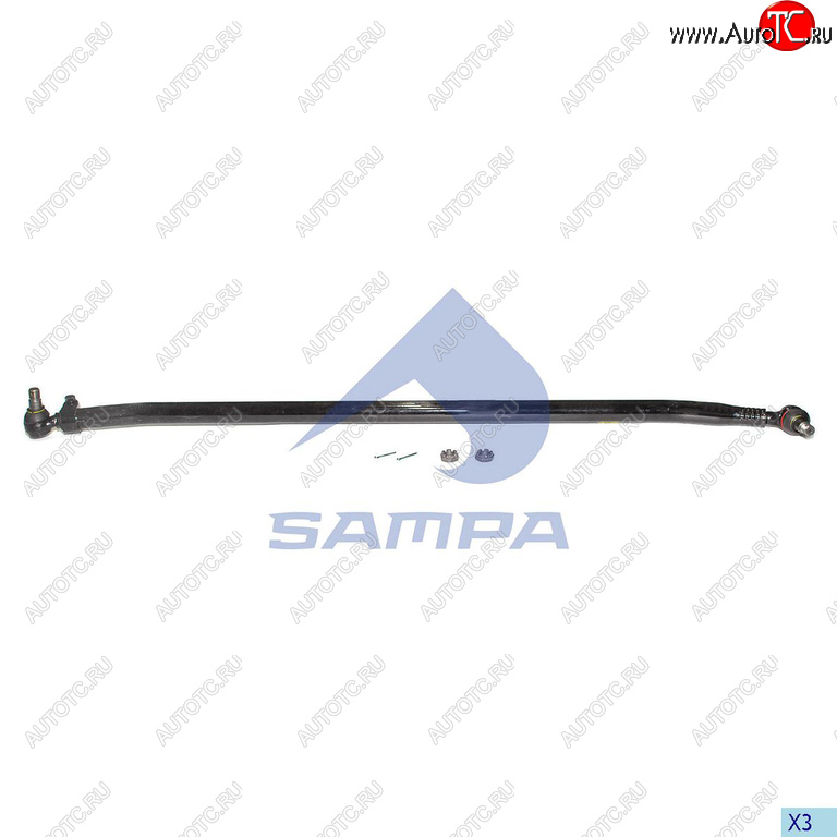 8 699 р. Тяга рулевая SCANIA поперечная L=1743мм SAMPA SAMPA 097.910-01  с доставкой в г. Пермь