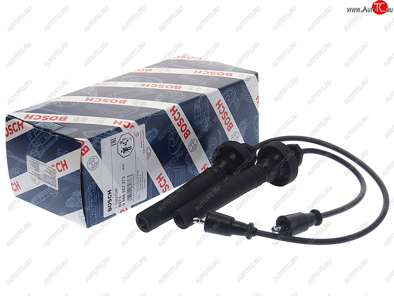 3 199 р. Провод высоковольтный MITSUBISHI Lancer (03-) (1.31.6) комплект BOSCH BOSCH 0986357273  с доставкой в г. Пермь
