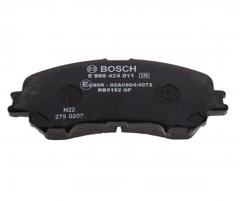 3 699 р. Колодки тормозные передние (4шт.) BOSCH Nissan Qashqai 2 J11 рестайлинг (2017-2022)  с доставкой в г. Пермь. Увеличить фотографию 3