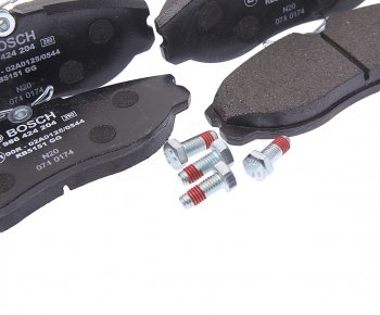 3 279 р. Колодки тормозные передние (4шт.) BOSCH Nissan Terrano2 R50 дорестайлинг (1995-1999)  с доставкой в г. Пермь. Увеличить фотографию 2