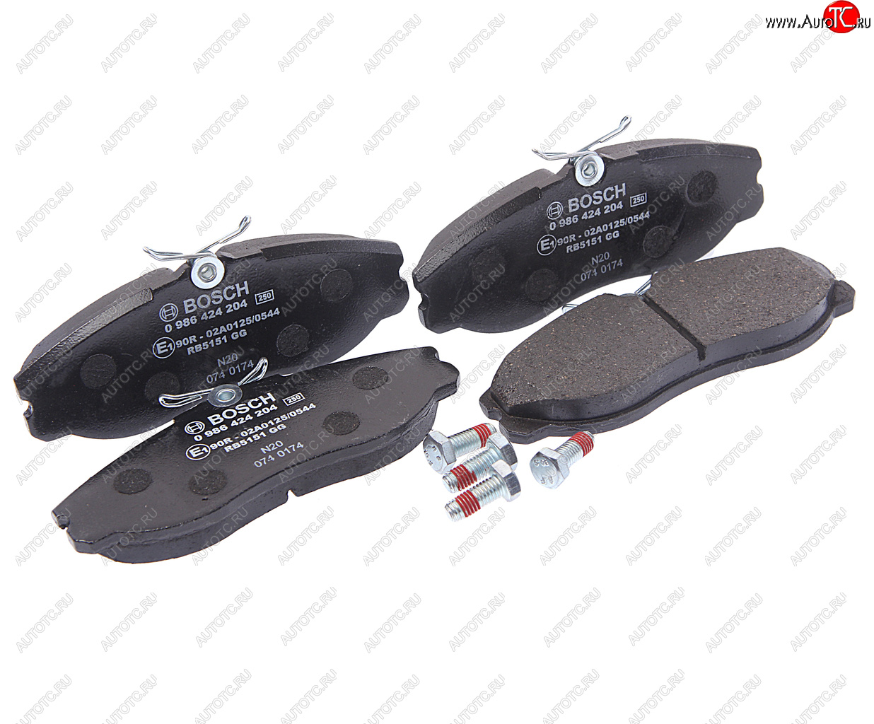 3 279 р. Колодки тормозные передние (4шт.) BOSCH Nissan Terrano2 R50 дорестайлинг (1995-1999)  с доставкой в г. Пермь