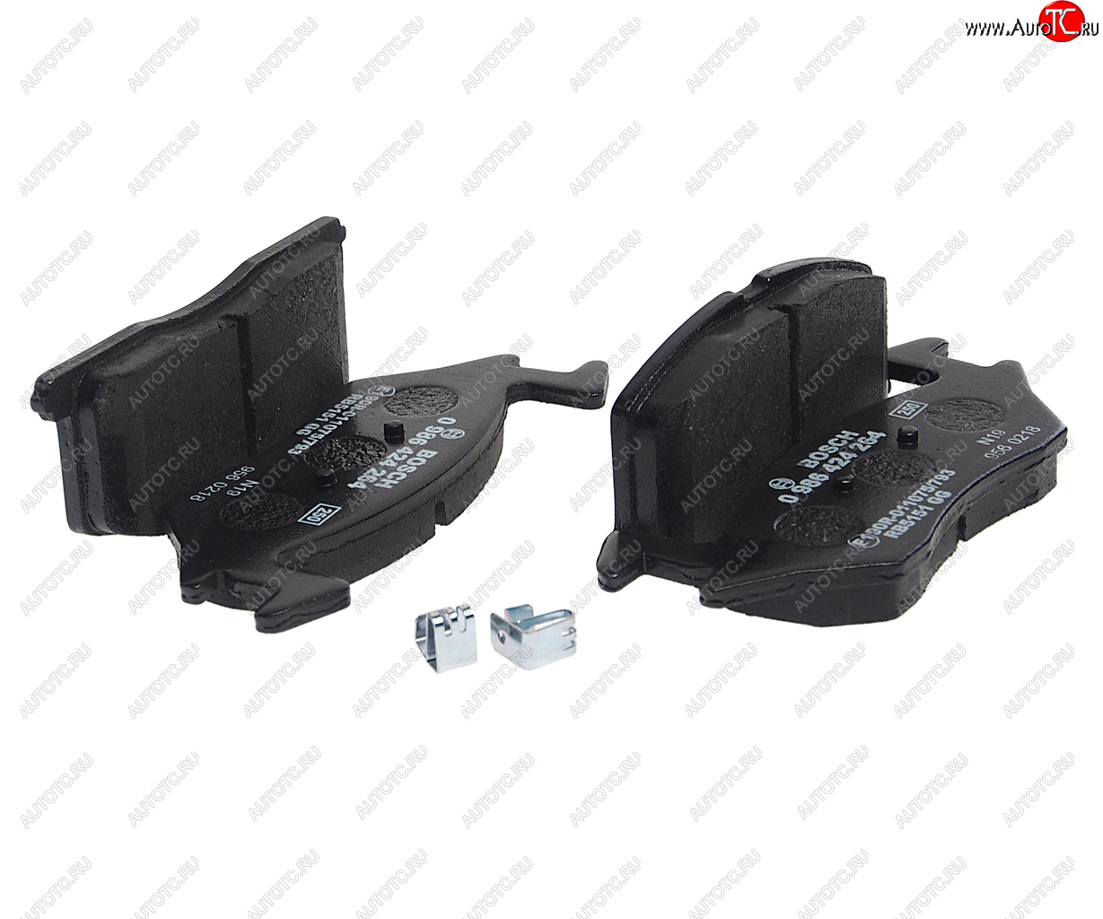 1 129 р. Колодки тормозные (4шт.) BOSCH Toyota Starlet P90 хэтчбэк 5 дв. дорестайлинг (1995-1997)  с доставкой в г. Пермь