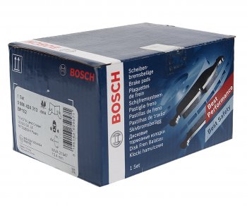 2 059 р. Колодки тормозные передние (4шт.) BOSCH Toyota 4Runner N210 дорестайлинг (2002-2005)  с доставкой в г. Пермь. Увеличить фотографию 2