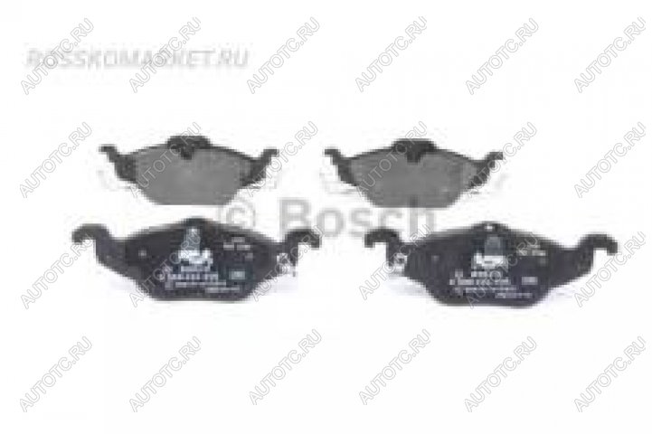 2 269 р. Колодки тормозные передние (4шт.) BOSCH Opel Astra G седан (1998-2005)  с доставкой в г. Пермь