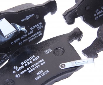 2 899 р. Колодки тормозные передние (4шт.) BOSCH Opel Astra G седан (1998-2005)  с доставкой в г. Пермь. Увеличить фотографию 2