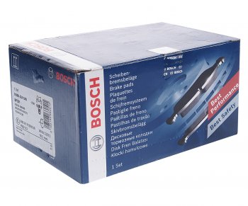 3 899 р. Колодки тормозные передние (4шт.) BOSCH Volvo S80 TS седан дорестайлинг (1998-2003)  с доставкой в г. Пермь. Увеличить фотографию 2
