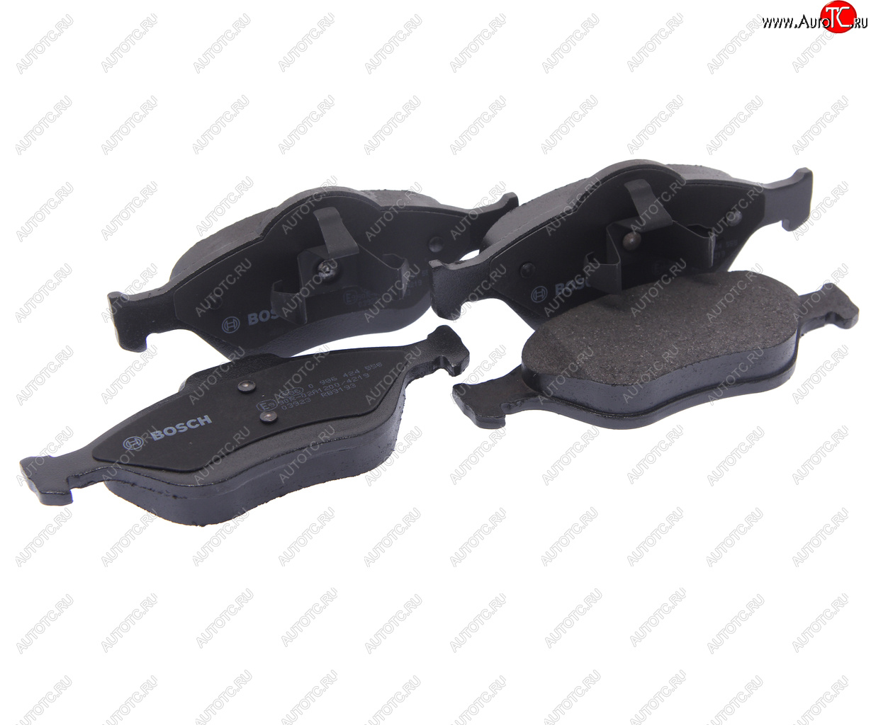 2 199 р. Колодки тормозные передние (4шт.) BOSCH Ford Fiesta 5 хэтчбэк 5 дв. дорестайлинг (2001-2005)  с доставкой в г. Пермь