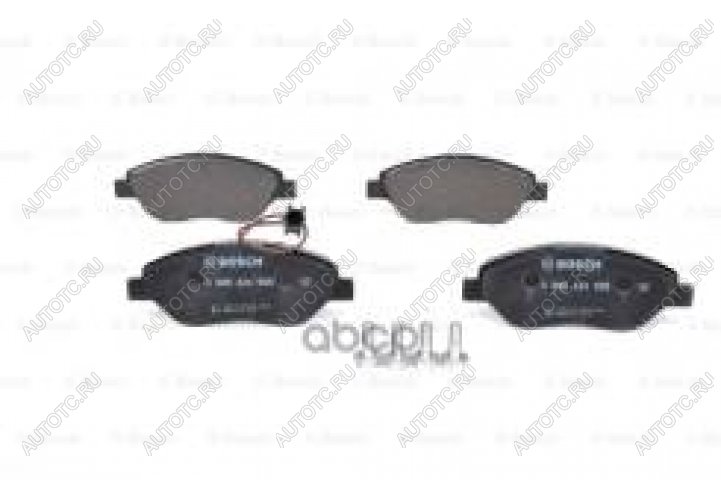 3 069 р. Колодки тормозные передние с датчиком (4шт.) BOSCH Fiat Bravo 198 хэтчбэк 3 дв. (2007-2015)  с доставкой в г. Пермь