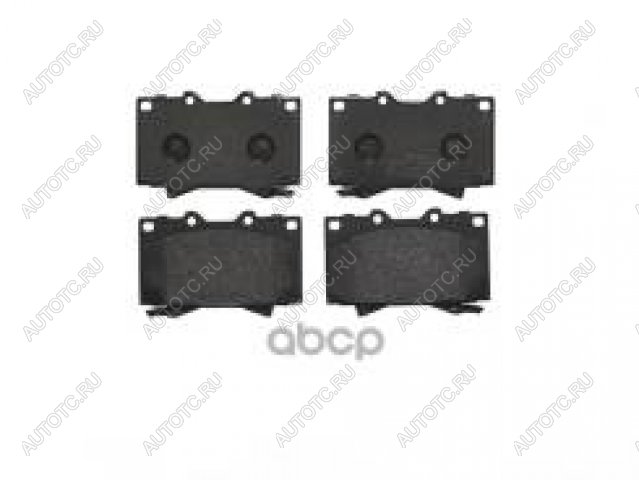 2 599 р. Колодки тормозные передние (4шт.) BOSCH Toyota Land Cruiser 100 дорестайлинг (1998-2002)  с доставкой в г. Пермь