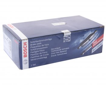 4 069 р. Колодки тормозные передние (4шт.) BOSCH Chrysler Voyager RG минивэн рестайлинг (2004-2007)  с доставкой в г. Пермь. Увеличить фотографию 3