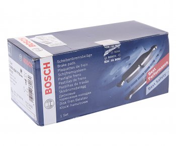 2 859 р. Колодки тормозные передние (4шт.) BOSCH Nissan Pathfinder R50 дорестайлинг (1995-1999)  с доставкой в г. Пермь. Увеличить фотографию 3