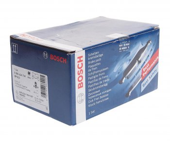 4 599 р. Колодки тормозные задние R18 (4шт.) BOSCH Volkswagen Touareg GP дорестайлинг (2002-2007)  с доставкой в г. Пермь. Увеличить фотографию 2