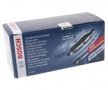 2 299 р. Колодки тормозные передние (4шт.) BOSCH Suzuki Swift ZC дорестайлинг, хэтчбэк 5 дв. (2003-2008)  с доставкой в г. Пермь. Увеличить фотографию 3