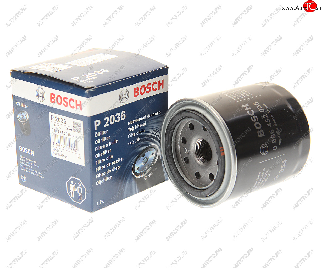 479 р. Фильтр масляный NISSAN FORD MAZDA BOSCH BOSCH 0986452036 BOSCH 0986452036  с доставкой в г. Пермь