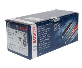2 079 р. Колодки тормозные передние (4шт.) BOSCH Toyota Corolla E110 седан дорестайлинг (1997-2000)  с доставкой в г. Пермь. Увеличить фотографию 2
