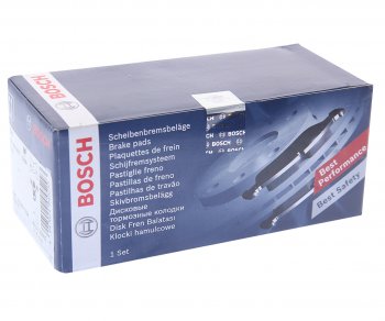 1 489 р. Колодки тормозные передние (4шт.) BOSCH Лада 2123 (Нива Шевроле) дорестайлинг (2002-2008)  с доставкой в г. Пермь. Увеличить фотографию 3