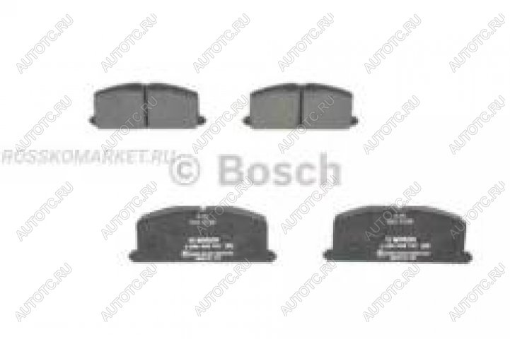 1 789 р. Колодки тормозные передние (4шт.) BOSCH Toyota Camry V30 (1990-1994)  с доставкой в г. Пермь