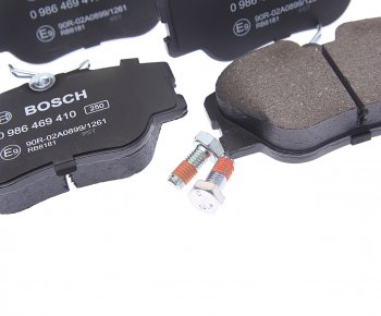 2 579 р. Колодки тормозные передние (4шт.) BOSCH Mercedes-Benz E-Class W124 седан дорестайлинг (1984-1993)  с доставкой в г. Пермь. Увеличить фотографию 2