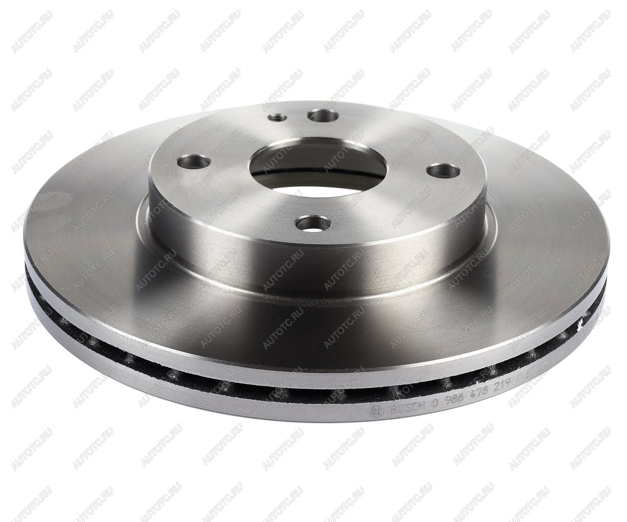 2 669 р. Диск тормозной KIA Rio (00-05) передний (1шт.) BOSCH BOSCH 0986478219  с доставкой в г. Пермь