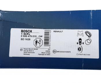 10 299 р. Диск тормозной MERCEDES Citan (W415) RENAULT Kangoo (07-) задний (1шт.) BOSCH BOSCH 0986479015 BOSCH 0986479015  с доставкой в г. Пермь. Увеличить фотографию 5