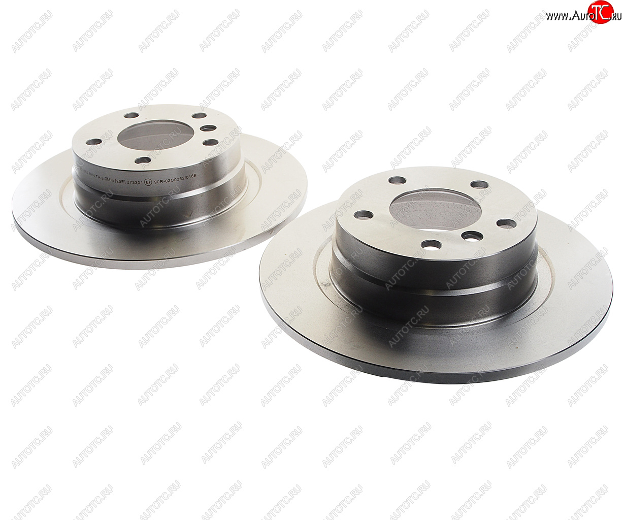 4 999 р. Диск тормозной BMW 1 (E81) (06-12) задний (1шт.) BOSCH BOSCH 0986479306 BOSCH 0986479306  с доставкой в г. Пермь
