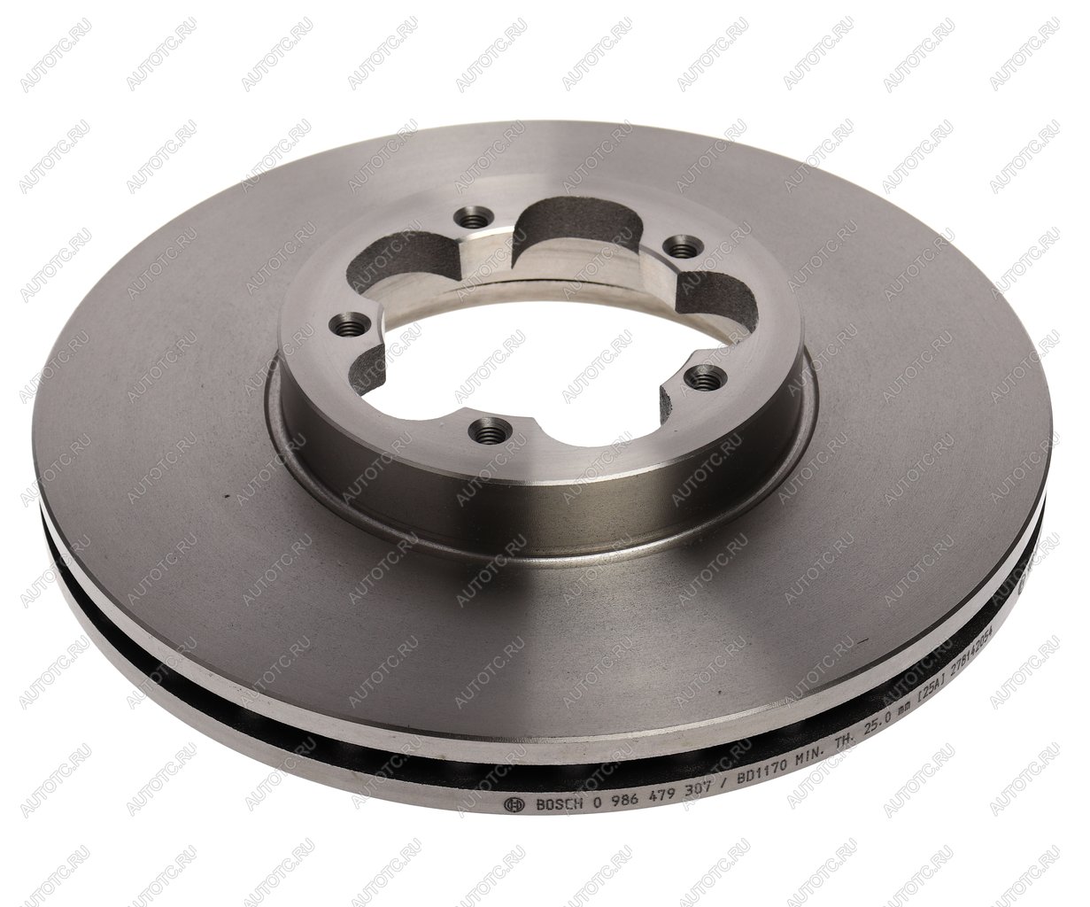 4 399 р. Диск тормозной FORD Transit (06-) передний (1шт.) BOSCH BOSCH 0986479307 BOSCH 0986479307  с доставкой в г. Пермь