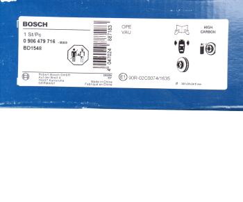 6 699 р. Диск тормозной RENAULT Master передний (1шт.) BOSCH BOSCH 0986479716  с доставкой в г. Пермь. Увеличить фотографию 5