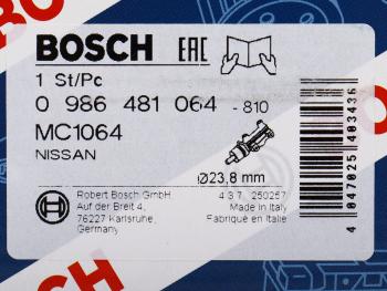 16 249 р. Цилиндр тормозной главный NISSAN Quashqai BOSCH BOSCH 0986481064 BOSCH 0986481064  с доставкой в г. Пермь. Увеличить фотографию 6