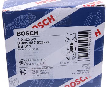 2 099 р. Колодки тормозные задние барабанные (4шт.) BOSCH Mercedes-Benz A class W168 хэтчбэк 5 дв. (1997-2004)  с доставкой в г. Пермь. Увеличить фотографию 3