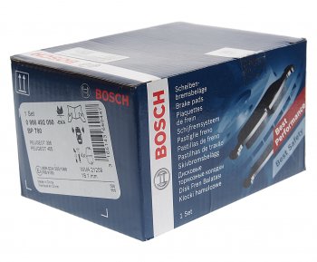 2 389 р. Колодки тормозные передние (4шт.) BOSCH Peugeot 406 8E,F универсал дорестайлинг (1995-1999)  с доставкой в г. Пермь. Увеличить фотографию 2