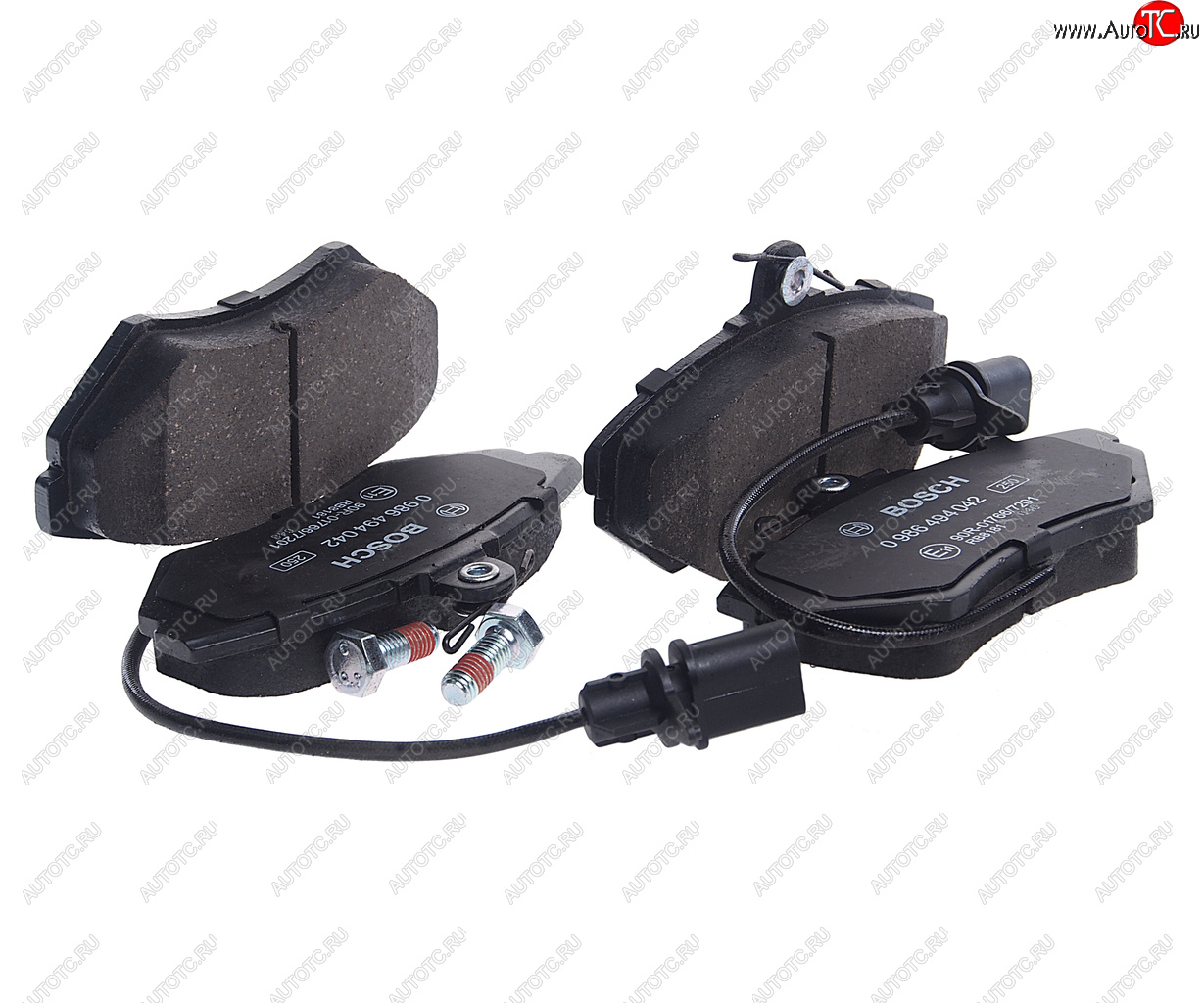 3 699 р. Колодки тормозные передние (4шт.) BOSCH Audi A4 B5 8D2 седан дорестайлинг (1994-1997)  с доставкой в г. Пермь