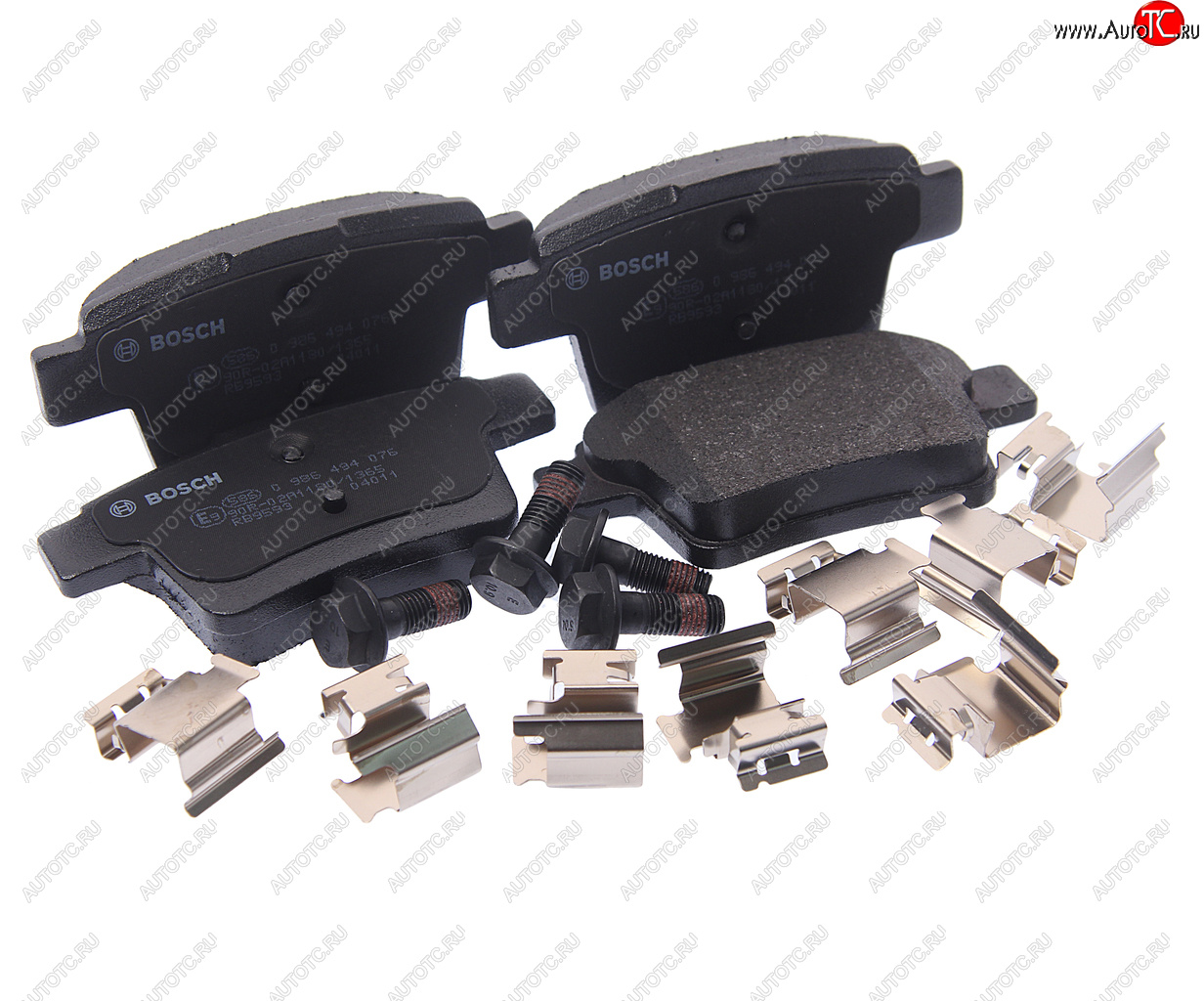 3 199 р. Колодки тормозные задние (4шт.) BOSCH Ford Mondeo Mk3,B4Y дорестайлинг, седан (2000-2003)  с доставкой в г. Пермь