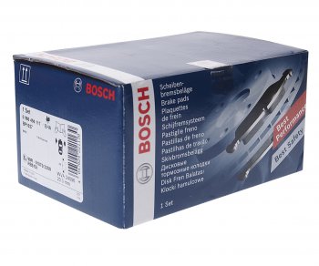 4 399 р. Колодки тормозные передние (4шт.) BOSCH BMW 3 серия E92 купе дорестайлинг (2005-2010)  с доставкой в г. Пермь. Увеличить фотографию 2
