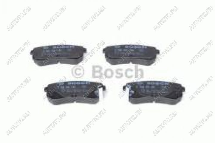 1 149 р. Колодки тормозные задние (4шт.) BOSCH KIA Picanto 1 SA хэтчбэк 5 дв. дорестайлинг (2003-2007)  с доставкой в г. Пермь
