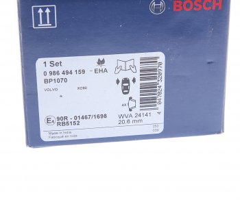 4 549 р. Колодки тормозные передние (4шт.) BOSCH Volvo XC90 C дорестайлинг (2002-2006)  с доставкой в г. Пермь. Увеличить фотографию 4