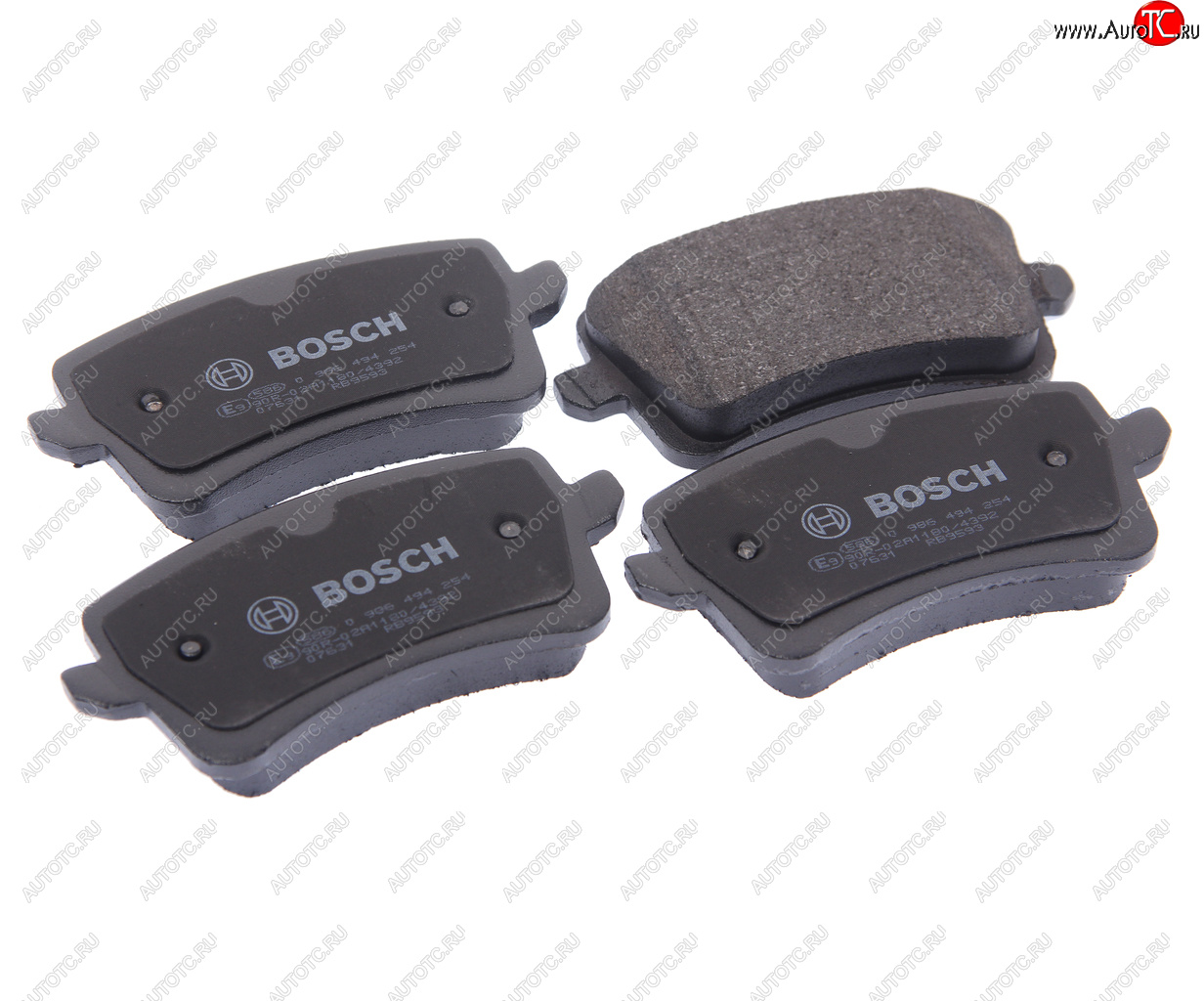 3 599 р. Колодки тормозные задние (4шт.) BOSCH Audi A4 B8 рестайлинг (2011-2016)  с доставкой в г. Пермь