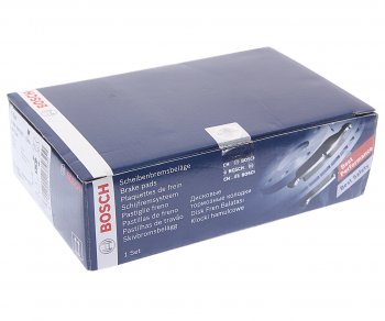 3 089 р. Колодки тормозные передние R17 (4шт.) BOSCH Nissan Navara 2 D40 дорестайлинг (2004-2010)  с доставкой в г. Пермь. Увеличить фотографию 3