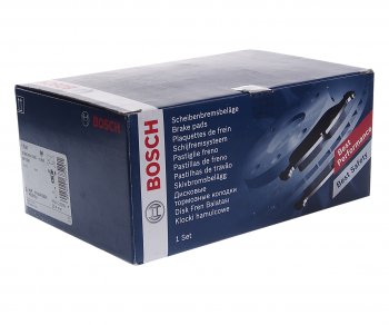 4 749 р. Колодки тормозные передние (4шт.) BOSCH Volvo XC60  рестайлинг (2013-2017)  с доставкой в г. Пермь. Увеличить фотографию 2