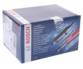 2 799 р. Колодки тормозные задние (4шт.) BOSCH Honda CR-V RE1,RE2,RE3,RE4,RE5,RE7 дорестайлинг (2007-2010)  с доставкой в г. Пермь. Увеличить фотографию 3