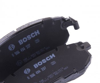 2 899 р. Колодки тормозные передние (4шт.) BOSCH Nissan Juke 1 YF15 дорестайлинг (2010-2014)  с доставкой в г. Пермь. Увеличить фотографию 2