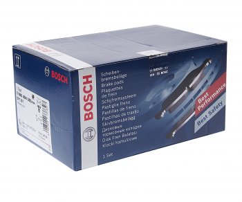 4 949 р. Колодки тормозные передние MКПП (4шт.) BOSCH Honda Accord 9 CR седан дорестайлинг (2013-2016)  с доставкой в г. Пермь. Увеличить фотографию 2
