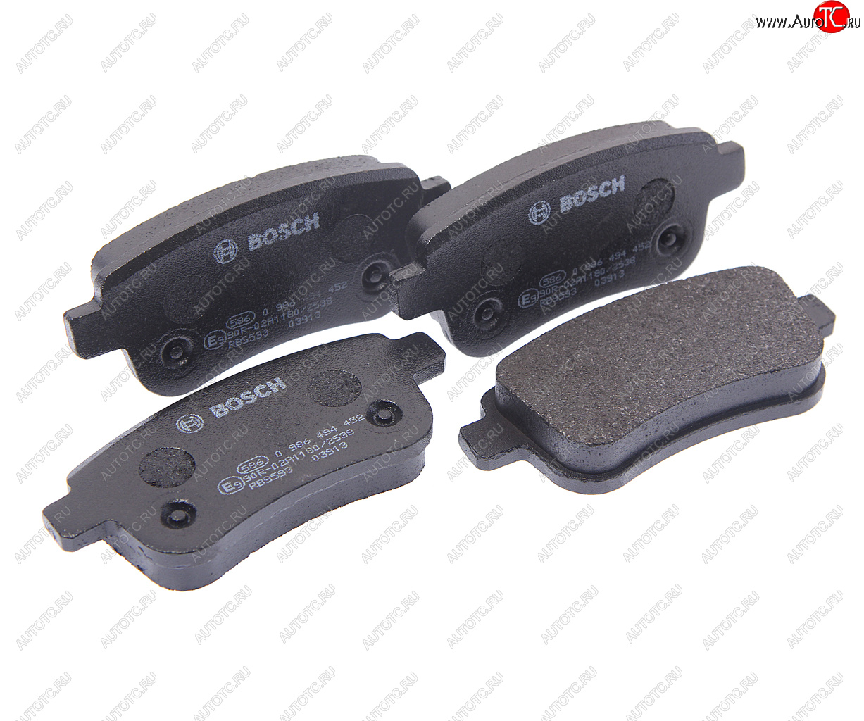 2 349 р. Колодки тормозные задние (4шт.) BOSCH Renault Megane LA седан рестайлинг (1999-2003)  с доставкой в г. Пермь