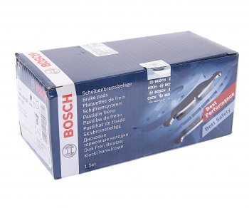 2 499 р. Колодки тормозные передние (4шт.) BOSCH Nissan Qashqai 1 J10 рестайлинг (2010-2013)  с доставкой в г. Пермь. Увеличить фотографию 3