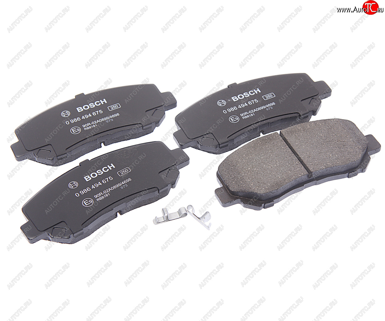 3 999 р. Колодки тормозные передние (4шт.) BOSCH Mazda CX-5 KE дорестайлинг (2011-2014)  с доставкой в г. Пермь