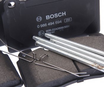 4 099 р. Колодки тормозные передние (4шт.) BOSCH Audi A7 4G лифтбэк рестайлинг (2014-2018)  с доставкой в г. Пермь. Увеличить фотографию 2