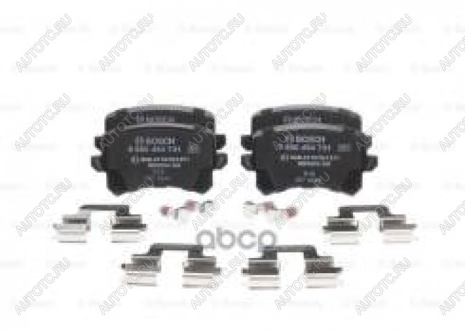 3 799 р. Колодки тормозные задние (4шт.) BOSCH Volkswagen Passat B5.5 седан рестайлинг (2000-2005)  с доставкой в г. Пермь