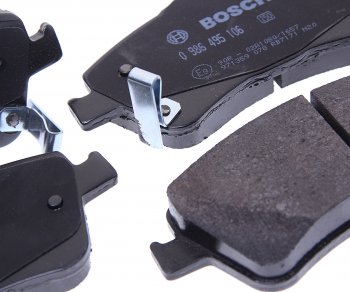 2 999 р. Колодки тормозные передние (4шт.) BOSCH Toyota Avensis T270 седан дорестайлинг (2008-2011)  с доставкой в г. Пермь. Увеличить фотографию 2