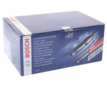 3 789 р. Колодки тормозные передние (4шт.) BOSCH Audi A4 B8 дорестайлинг, седан (2007-2011)  с доставкой в г. Пермь. Увеличить фотографию 3