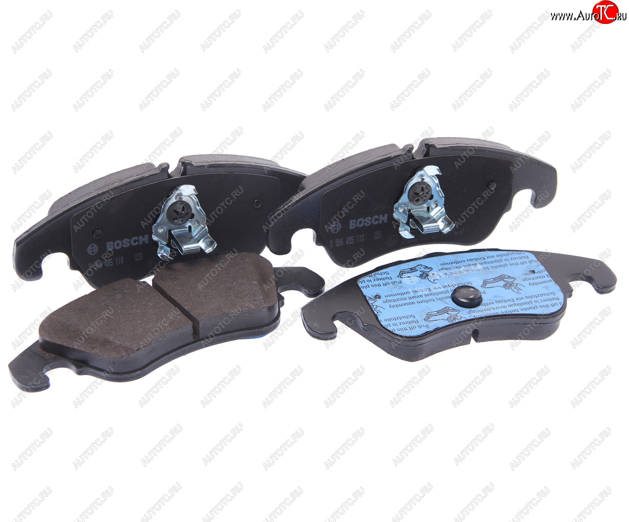 3 789 р. Колодки тормозные передние (4шт.) BOSCH Audi A4 B8 дорестайлинг, седан (2007-2011)  с доставкой в г. Пермь