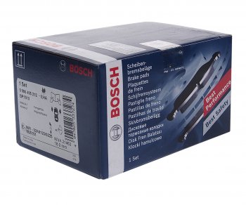 1 639 р. Колодки тормозные передние (4шт.) BOSCH Renault Symbol седан LB 2-ой рестайлинг (2006-2008)  с доставкой в г. Пермь. Увеличить фотографию 2